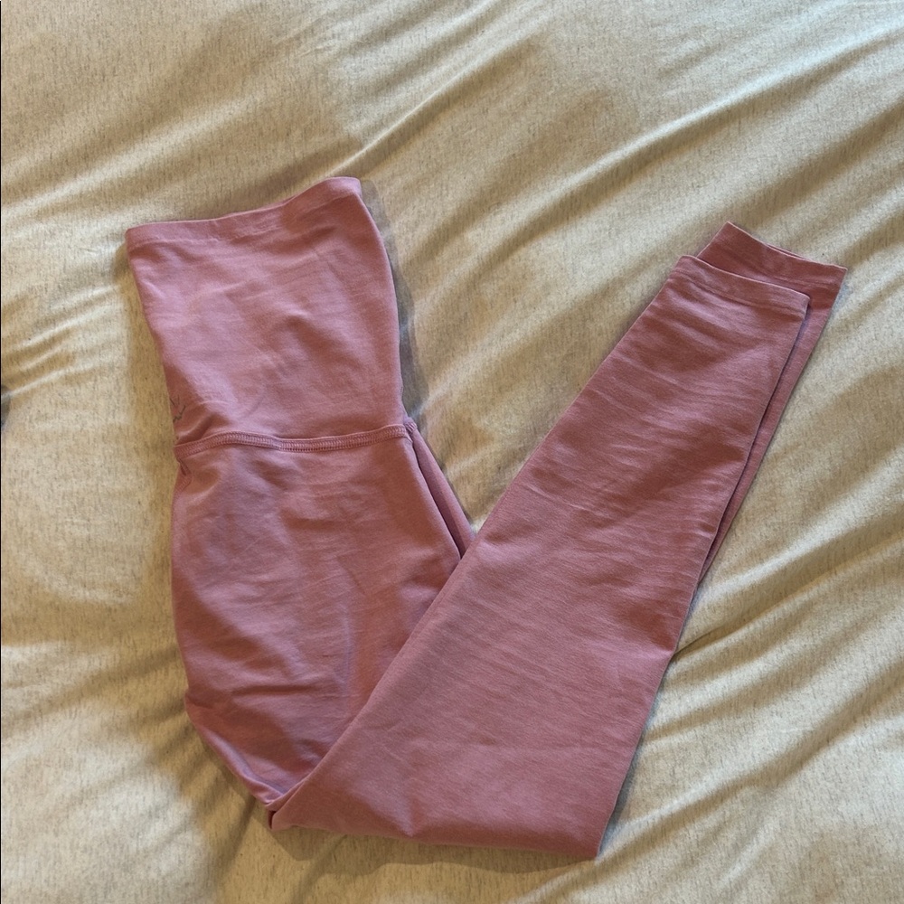Beyond Yoga Maternity Leggings & Tank Set in Light Pink - Picture 6 of 6